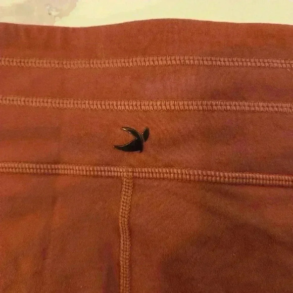 Glyder Street Leggings Womens Utility Stretch High Waist Pants Pink Red Size XL - Picture 7 of 10